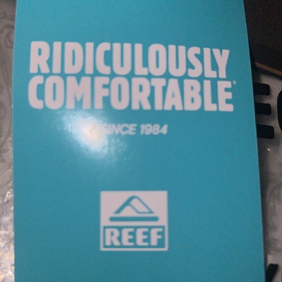 REEF Twinpin Mens Brown/Tan Vegan Leather Flip Flop/Sandal | NEW/NWT!! ☀️🌊🏝️ - Picture 9 of 11